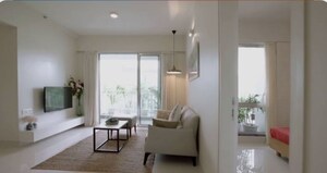 Living Room in 1 BHK Apartment at Lodha Amara, Kolshet Road – for Rent