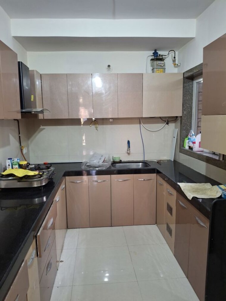 Kitchen, ace-falcon 3 Bedroom 900 Sq.Ft. Apartment In Kasarvadavali Thane 10751812