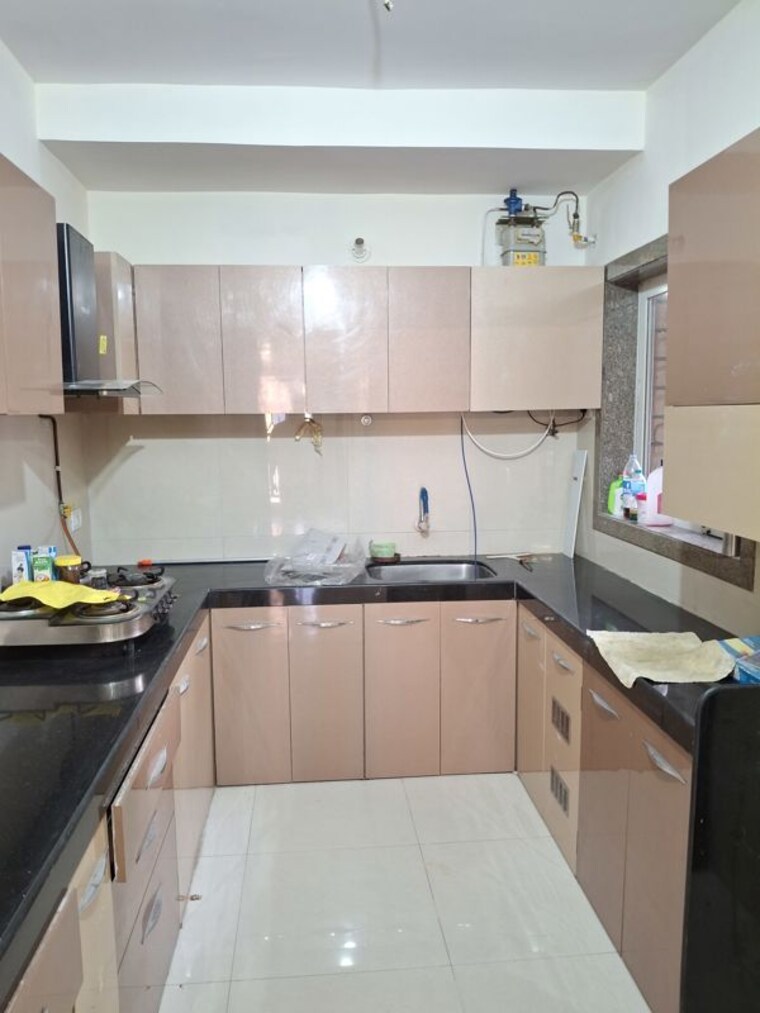Kitchen, ace-falcon 3 Bedroom 900 Sq.Ft. Apartment In Kasarvadavali Thane 10751812