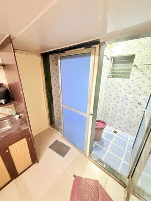 Bathroom in 1 RK Apartment at Prathamesh CHS, Andheri East – for Rent