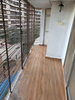 Balcony in 3 BHK Apartment at Kalpataru Hills Phase II, Manpada – for Rent