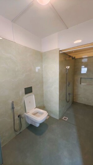 Bathroom in 4 BHK Apartment at Avinash House, Khar West – for Rent