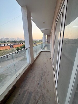 Balcony in 3.5 BHK Builder Floor at Ace Palm Floors, Sector 89 – for Rent