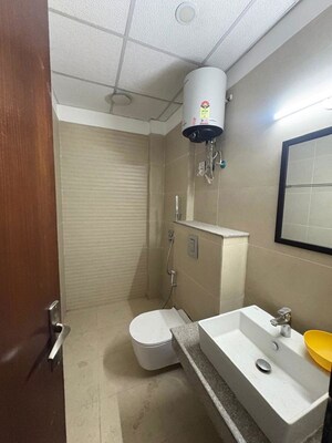 Bathroom in 3.5 BHK Builder Floor at Ace Palm Floors, Sector 89 – for Rent