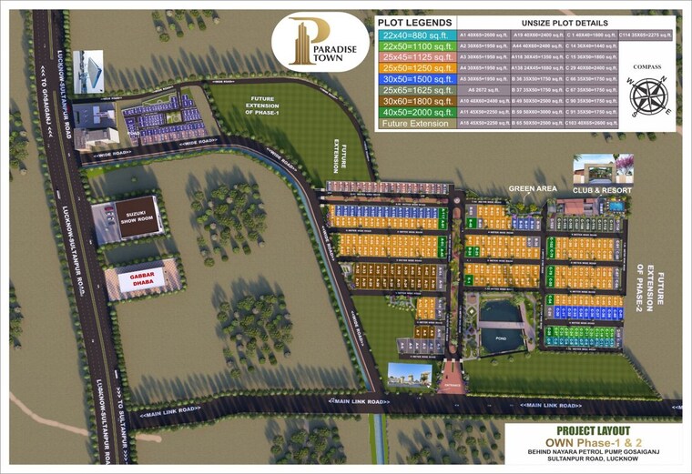 undefined, gosainganj  1000 Sq.Ft. Plot In Gosainganj Lucknow 10749640