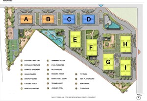 Master Plan in 4 BHK Apartment at Tribhuja Apartments, Kollur – for Sale