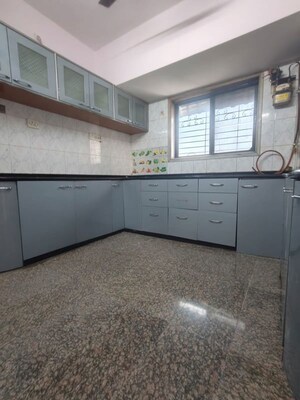 Kitchen in 3 BHK Apartment at Sea Breeze Tower, Nerul – for Rent
