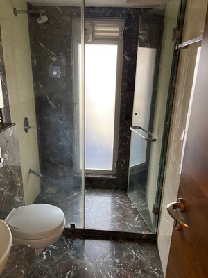 Bathroom in 3 BHK Apartment at Chayya Apartment, Khar West – for Sale