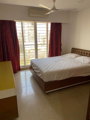 Bedroom in 3 BHK Apartment at Chayya Apartment, Khar West – for Sale