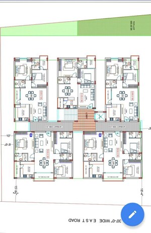 Floor Plan in 3 BHK Apartment at Alkapuri – for Sale