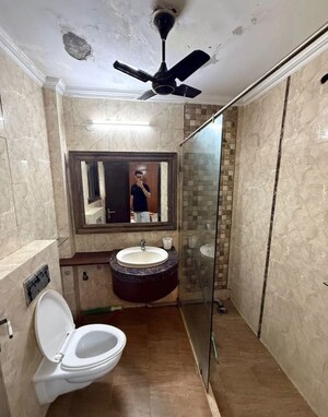 Bathroom in 2 BHK Builder Floor at Subhash Nagar – for Rent
