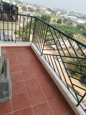 Balcony in 2 BHK Apartment at Nilaya Greens, Raj Nagar Extension – for Rent