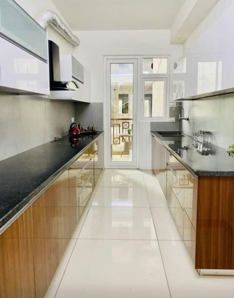 Kitchen, hermitage-centralis 3 Bedroom 2025 Sq.Ft. Apartment In Vip Road Zirakpur 10751938