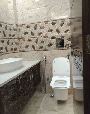 Bathroom in 3 BHK Builder Floor at Rajouri Garden – for Rent