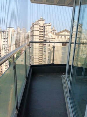 Balcony in 3 BHK Apartment at Rosa Manhattan, Ghodbunder Road – for Rent