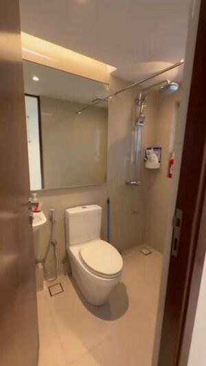 Bathroom in 2 BHK Apartment at One Hiranandani Park, Ghodbunder Road – for Rent