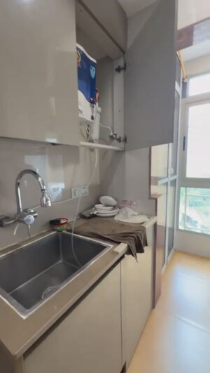 Kitchen in 2 BHK Apartment at One Hiranandani Park, Ghodbunder Road – for Rent