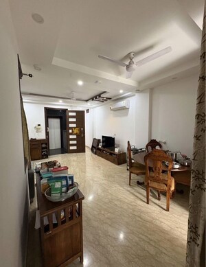 Living Room in 3 BHK Builder Floor at Rajouri Garden – for Rent