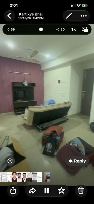 Living Room in 2 BHK Apartment at Nimbus The Golden Palm, Sector 168 – for Rent