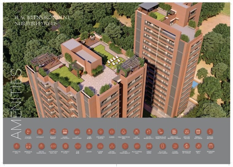 Master Plan, vaishnodevi circle 3 Bedroom 254 Sq.Yd. Apartment In Vaishnodevi Circle Ahmedabad 10751986