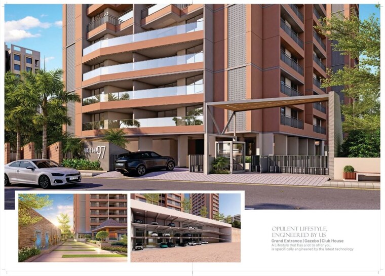 Exterior View, vaishnodevi circle 3 Bedroom 254 Sq.Yd. Apartment In Vaishnodevi Circle Ahmedabad 10751986