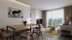 Kitchen in 1 BHK Apartment at Lodha Amara, Kolshet Road – for Rent