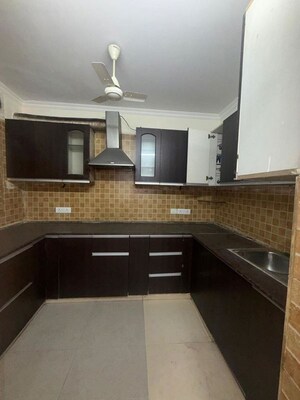 Kitchen in 3 BHK Builder Floor at East Of Kailash – for Rent