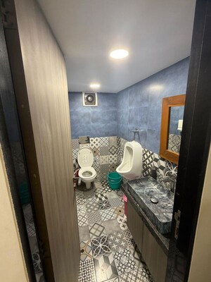 Bathroom in  Office Space at Shah And Nahar Industrial Estate, Worli – for Rent