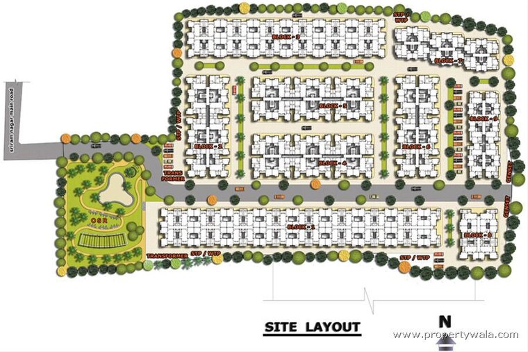 Master Plan, dabc-mithilam 3 Bedroom 1346 Sq.Ft. Apartment In Nolambur Chennai 10752023
