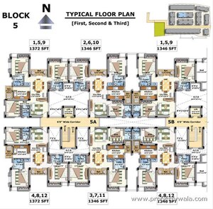 Master Plan in 3 BHK Apartment at DABC Mithilam, Nolambur – for Sale