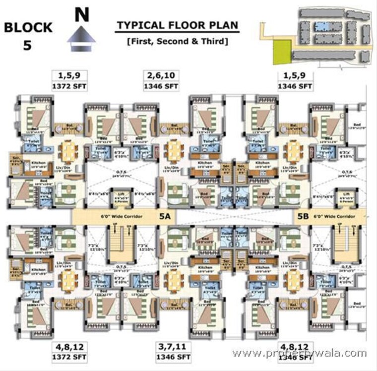 Master Plan, dabc-mithilam 3 Bedroom 1346 Sq.Ft. Apartment In Nolambur Chennai 10752023