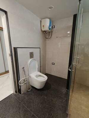 Bathroom in 3 BHK Builder Floor at Kakatiya Hills, Jubilee Hills – for Rent