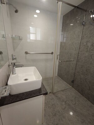 Bathroom in 3 BHK Builder Floor at Kakatiya Hills, Jubilee Hills – for Rent
