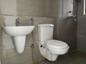 Bathroom in 1 BHK Apartment at Runwal Gardens Phase 2, Dombivli East – for Rent