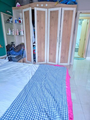Bedroom in 2 BHK Apartment at Karia Konark Campus, Viman Nagar – for Rent