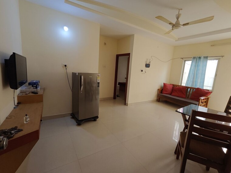 Living Room, ten-madhapur 1 Bedroom 550 Sq.Ft. Apartment In Madhapur Hyderabad 10752115