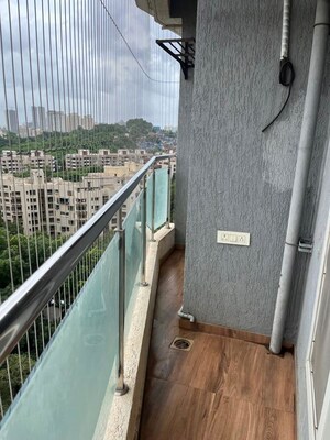 Balcony in 2 BHK Apartment at Dhamji Shamji Mahavir Spring Tulip Phase 1, Pokhran Road No Two – for Rent