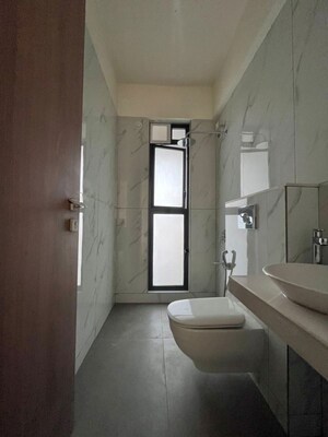 Bathroom in 3 BHK Apartment at Raymond The Invictus By GS, Pokhran Road No One – for Rent
