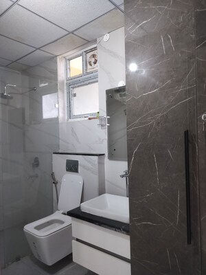 Bathroom in 3.5 BHK Apartment at Maya Green Lotus Utsav, International Airport Road – for Rent