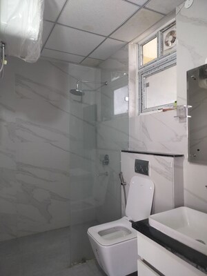 Bathroom in 3.5 BHK Apartment at Maya Green Lotus Utsav, International Airport Road – for Rent
