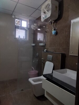 Bathroom in 3.5 BHK Apartment at Maya Green Lotus Utsav, International Airport Road – for Rent
