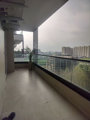 Balcony in 3.5 BHK Apartment at Maya Green Lotus Utsav, International Airport Road – for Rent