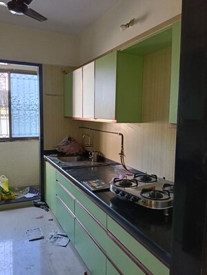 Kitchen in 3 BHK Apartment at Ravechi Heights, Kharghar – for Rent
