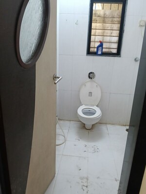Bathroom in 3 BHK Apartment at Ravechi Heights, Kharghar – for Rent