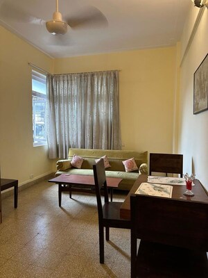 Living Room in 1 BHK Apartment at Pushpa Vihar CHS, Colaba – for Rent