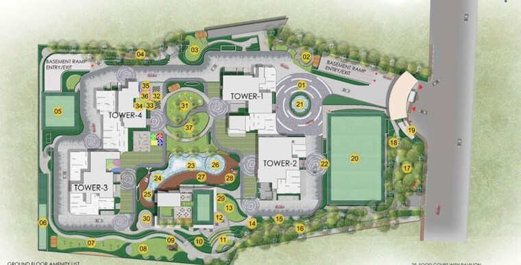 Master Plan, disha-pursuit-of-radiance 2 Bedroom 1278 Sq.Ft. Apartment In Varthur Bangalore 10750815
