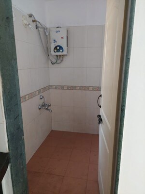 Bathroom in 2 BHK Apartment at Kunal Nakshatram, Chinchwad – for Rent