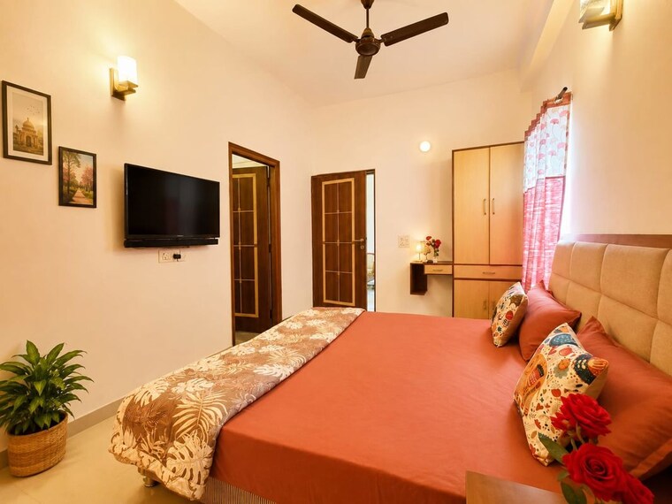 Bedroom, shahastradhara road 2 Bedroom 1000 Sq.Ft. Builder Floor In Shahastradhara Road Dehradun 10752412