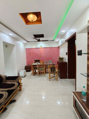 Living Room in 2 BHK Apartment at Lake Side Cooperative Housing Society, Chandivali – for Rent