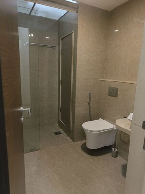 Bathroom in 3 BHK Apartment at Kohinoor Square Altissimo, Dadar West – for Rent